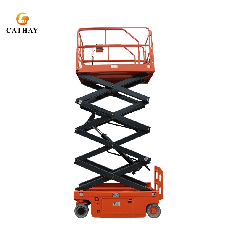 electric motro self propelled scissor lift-Shandong Cathay Machinery Co Ltd 2