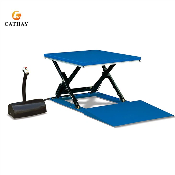 low profile scissor lift table