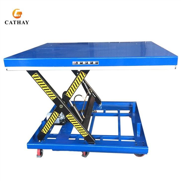 single scissor lift table