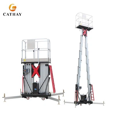 듀얼 마스트 알루미늄 플랫폼